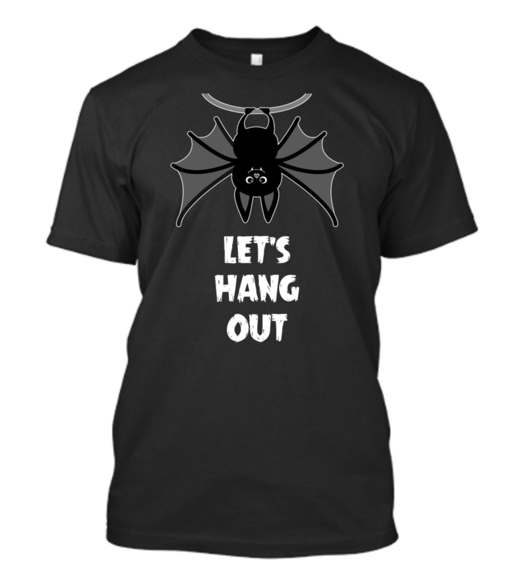 LET'S HANG OUT Halloween Bat T-Shirt