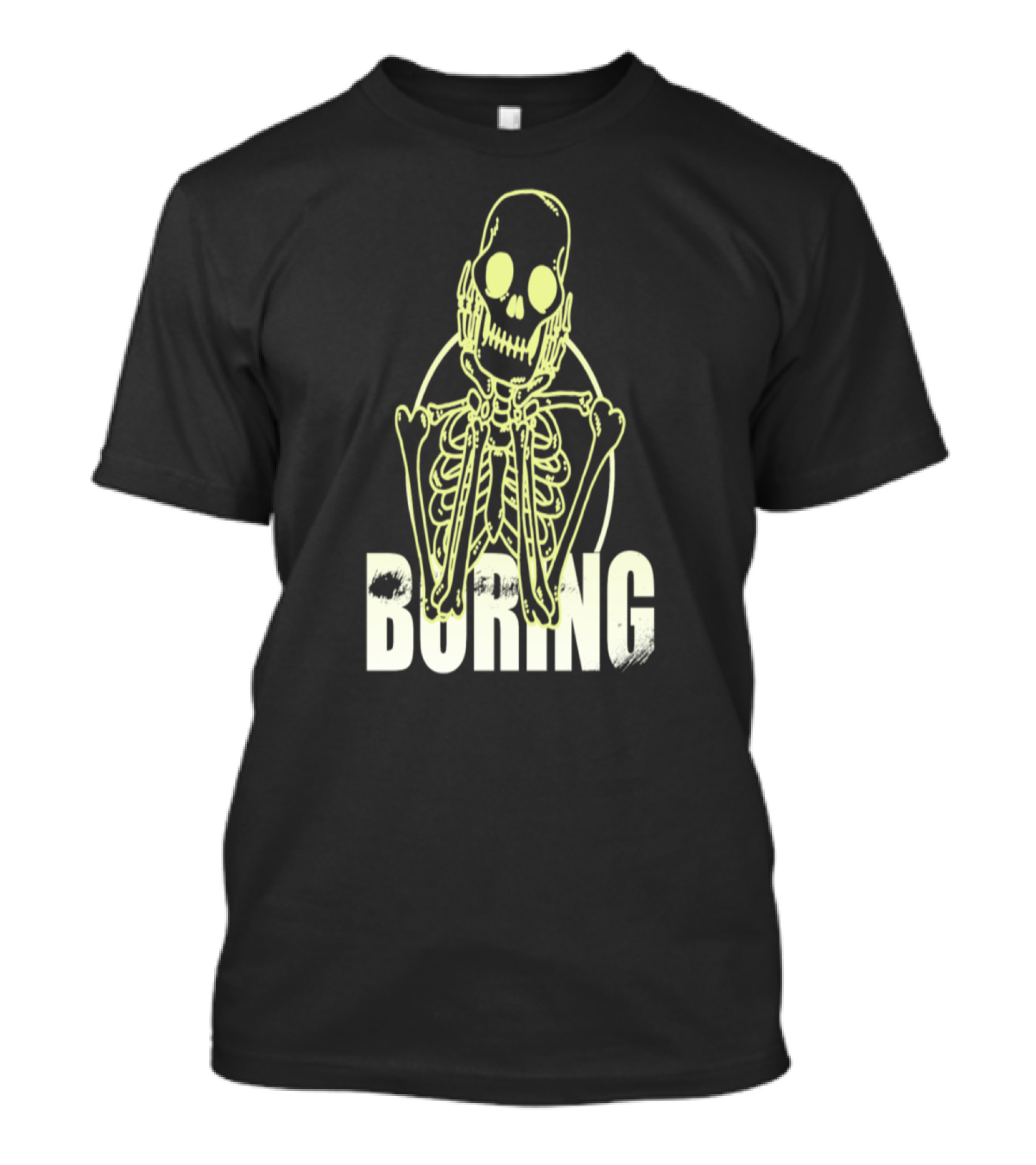 Boring Skeleton Design 4000 T-Shirt