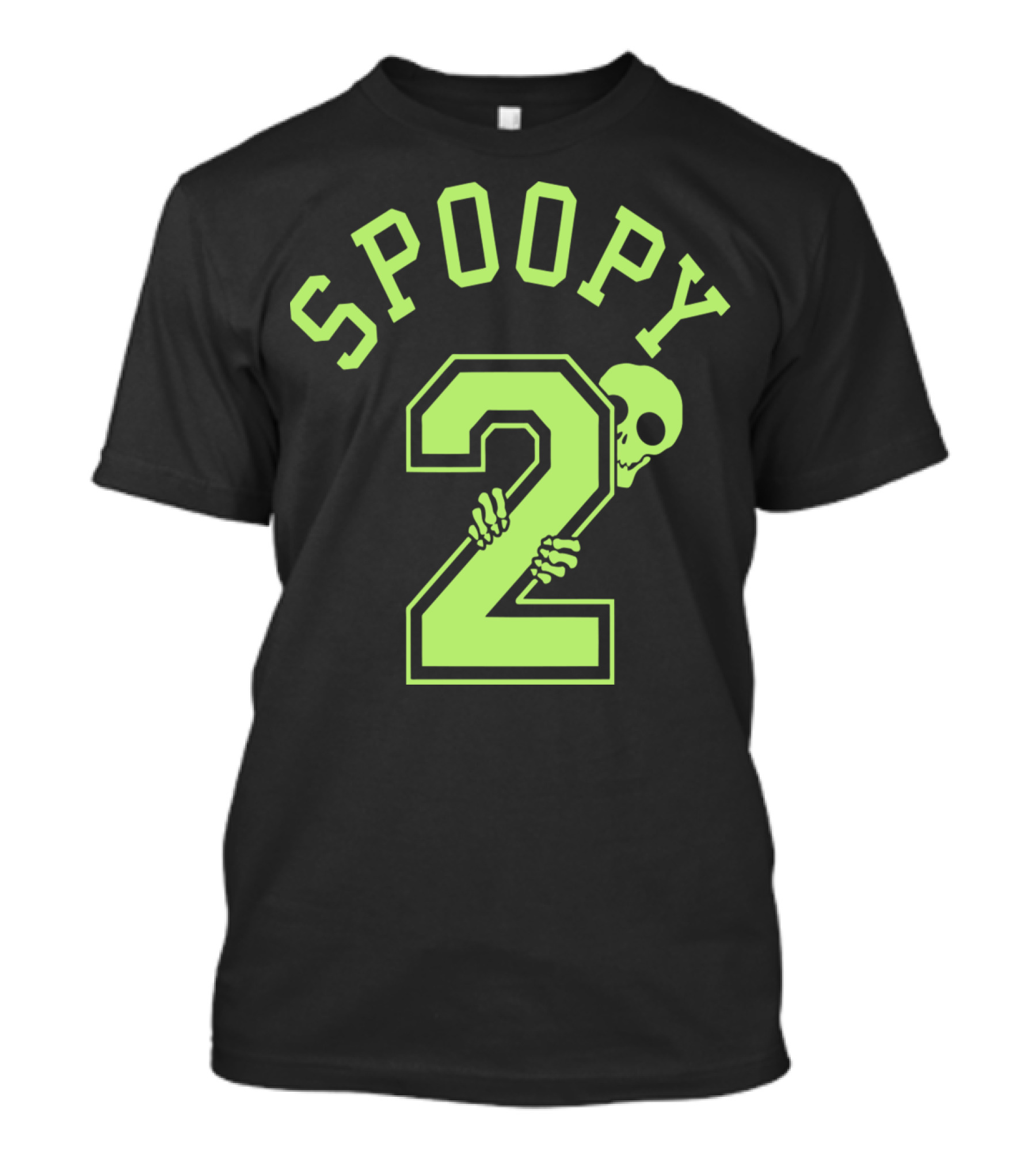 Spoopy Halloween 2 Skull Hands Sporty T-Shirt