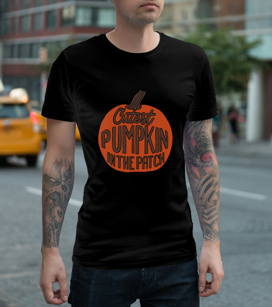 Cutest Pumpkin in the Patch Halloween Trick and Treat T-Shirt
