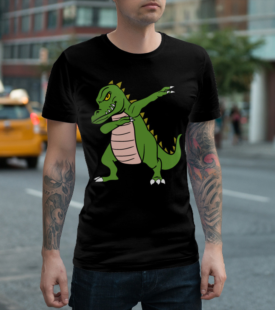 Dabbing Dinosaur Dab Dance Pose T-Shirt