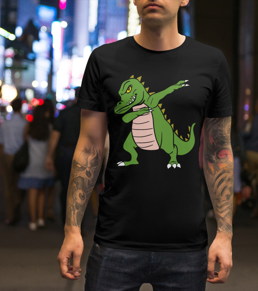 Dabbing Dinosaur Dab Dance Pose T-Shirt