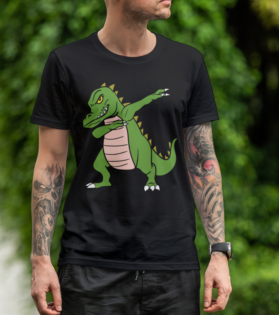 Dabbing Dinosaur Dab Dance Pose T-Shirt