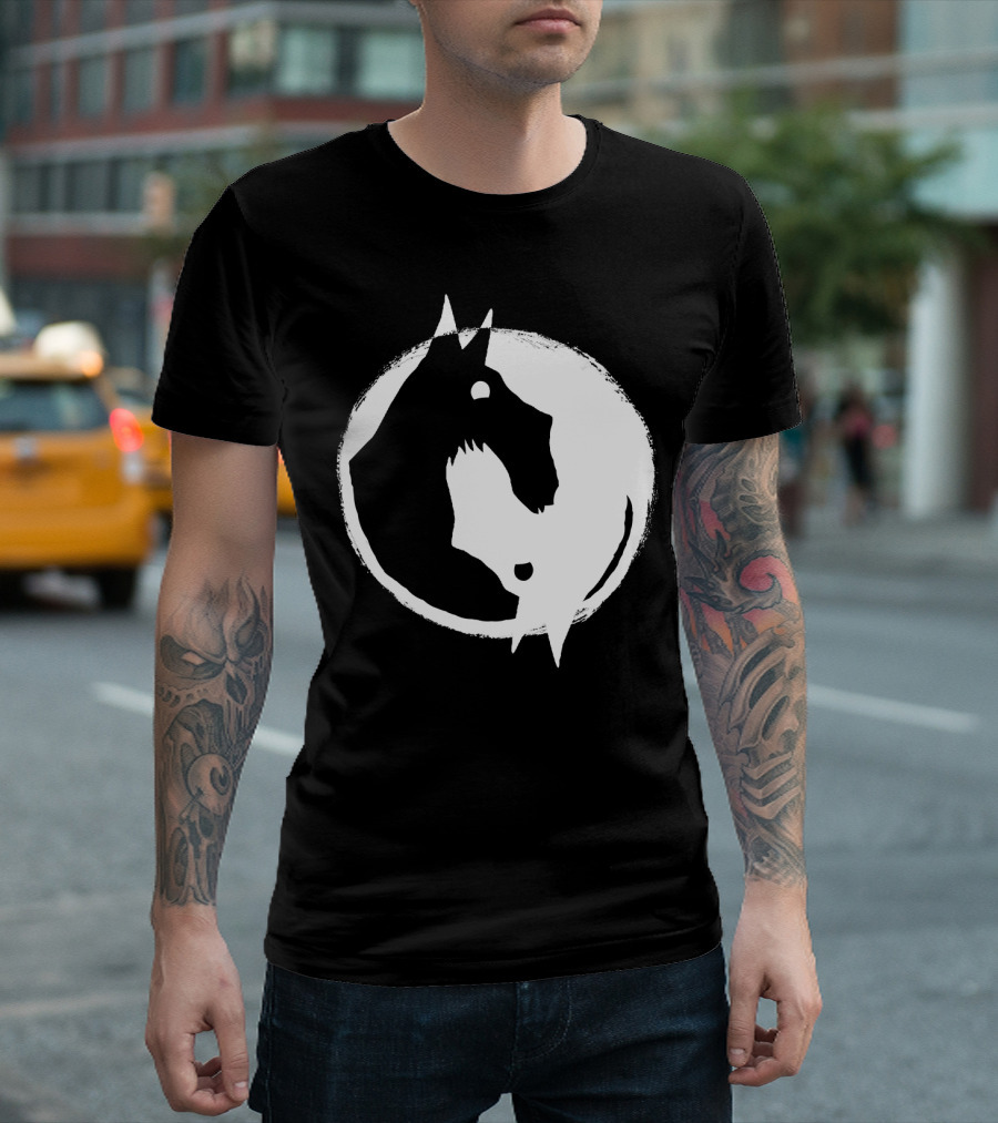 Yin Yang Dog Scottish Terrier T-Shirt
