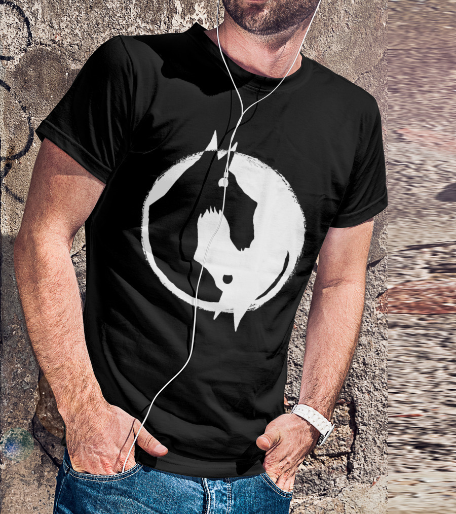 Yin Yang Dog Scottish Terrier T-Shirt
