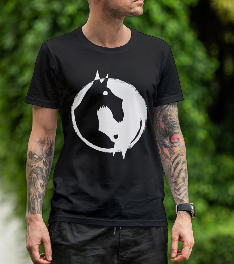 Yin Yang Dog Scottish Terrier T-Shirt