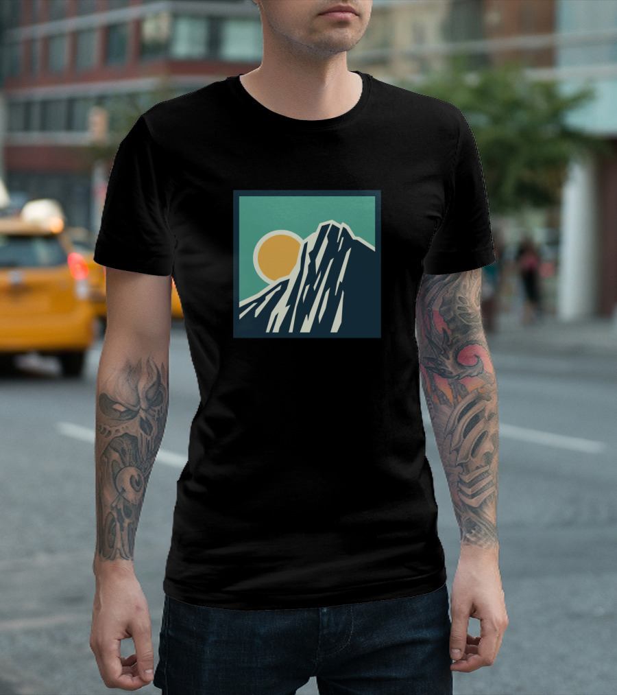 Lone Peak Sun Mountain Scenic T-Shirt
