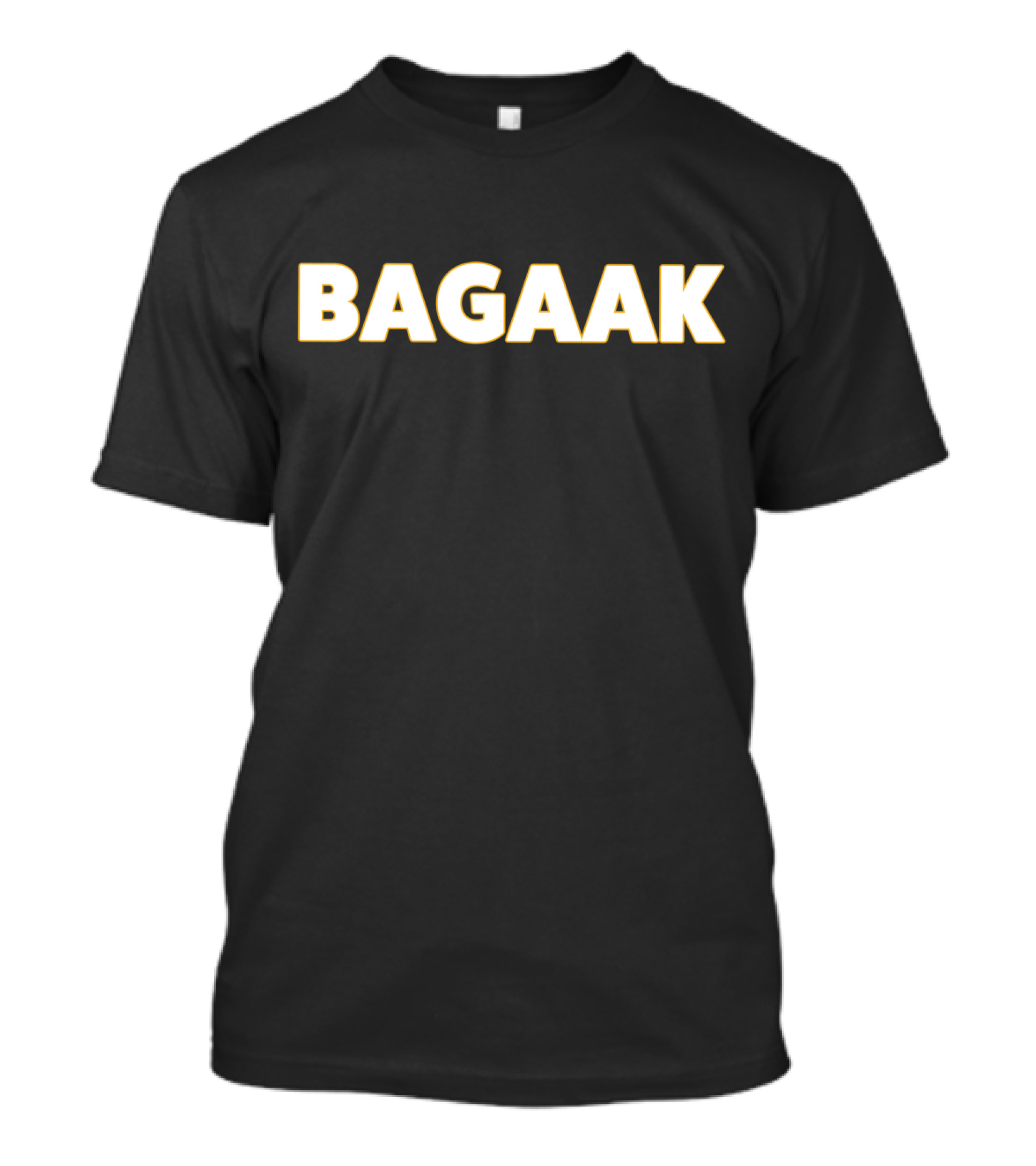BAGAAK The Call Of The Rooster Retro Humor Phrase T-Shirt