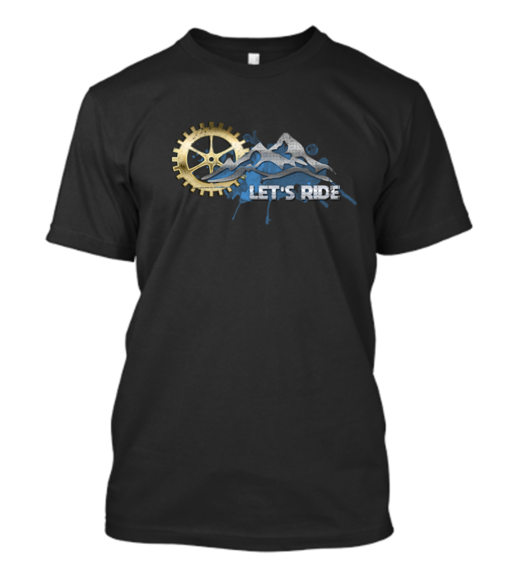 Let's Ride Mountain Bike Cycling Adventure T-Shirt