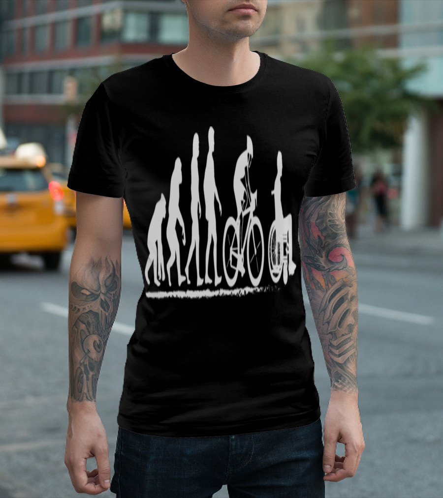 I LOVE MY BICYCLE Evolution From Ape To Wheelchair Journey T-Shirt