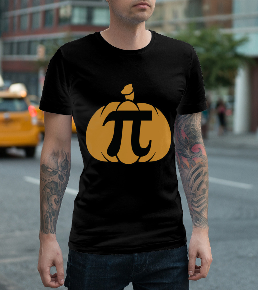 Threadrock Pumpkin Pi Geek Math Halloween T-Shirt