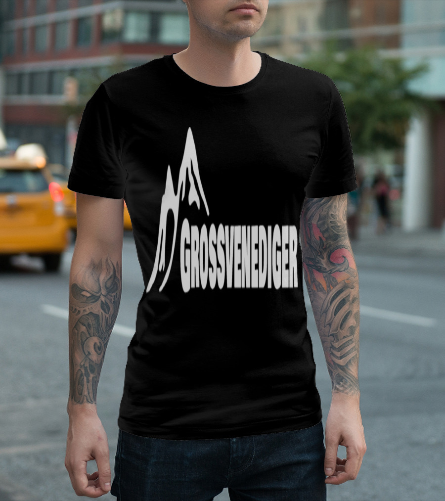 Grossvenediger Mountain Peaks Bold Typography Alpine Adventure T-Shirt