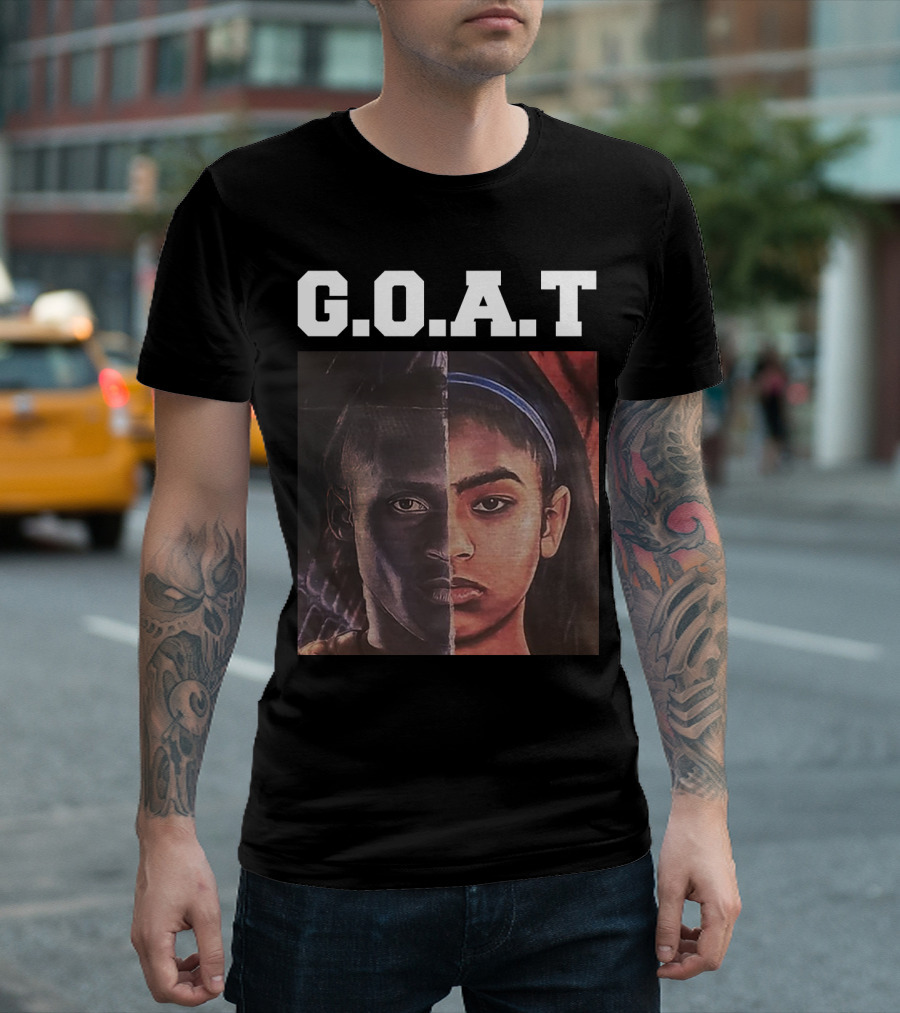 G.O.A.T Kobe Bryant Split Face T-Shirt