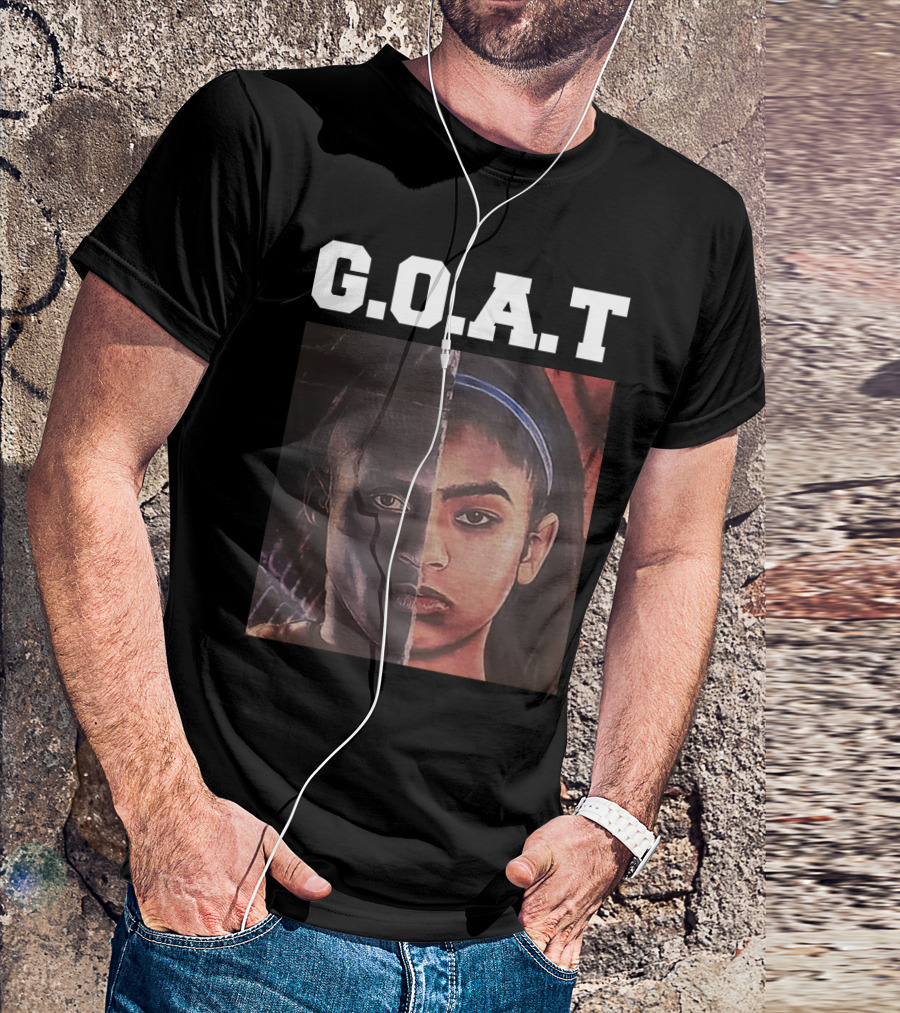 G.O.A.T Kobe Bryant Split Face T-Shirt