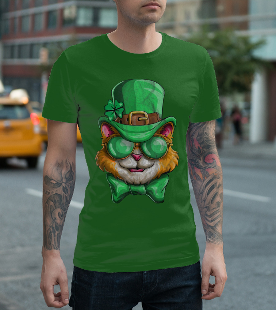 Lepurrchaun Cat St. Patrick's Day Paddy Leprechaun T-Shirt