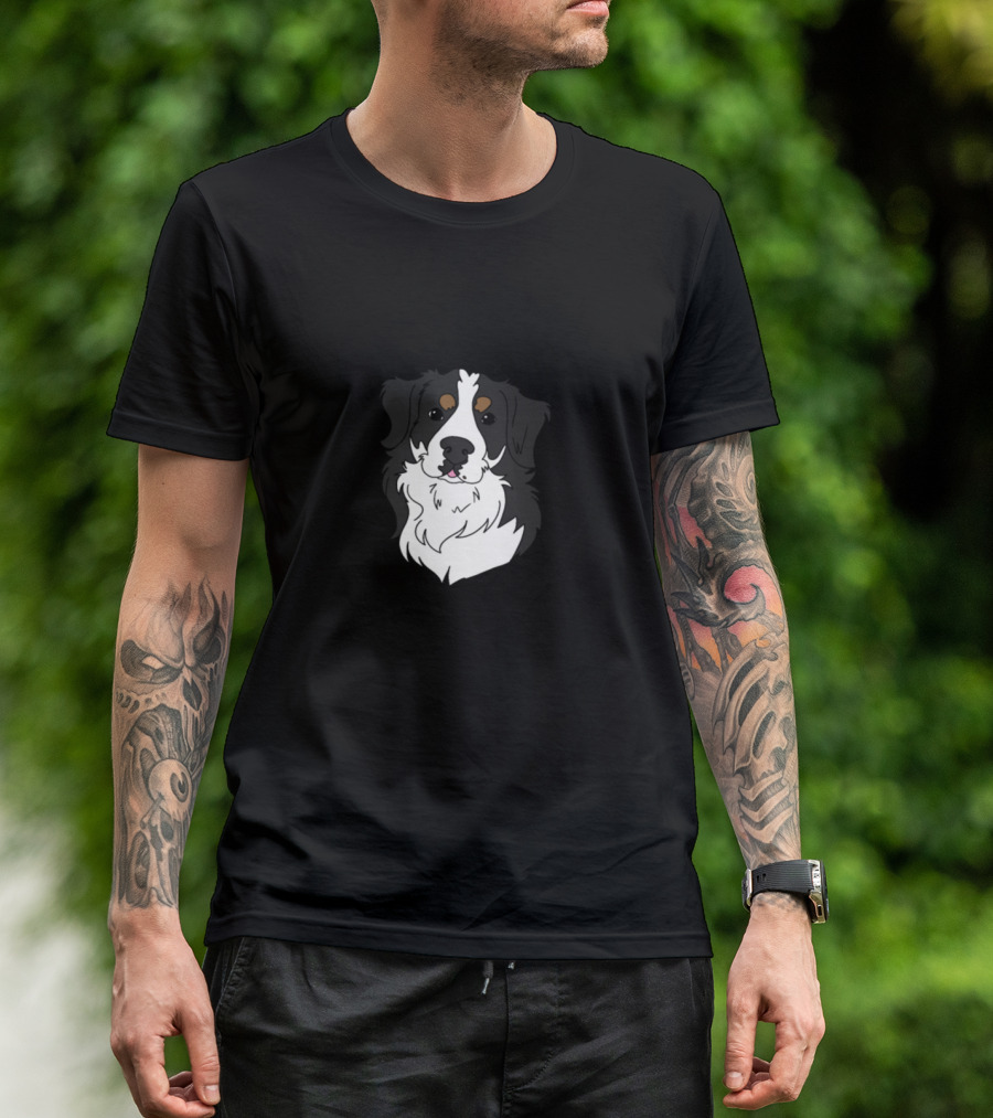 Bernese Mountain Dog Puppy Gift For Dog Lovers T-Shirt