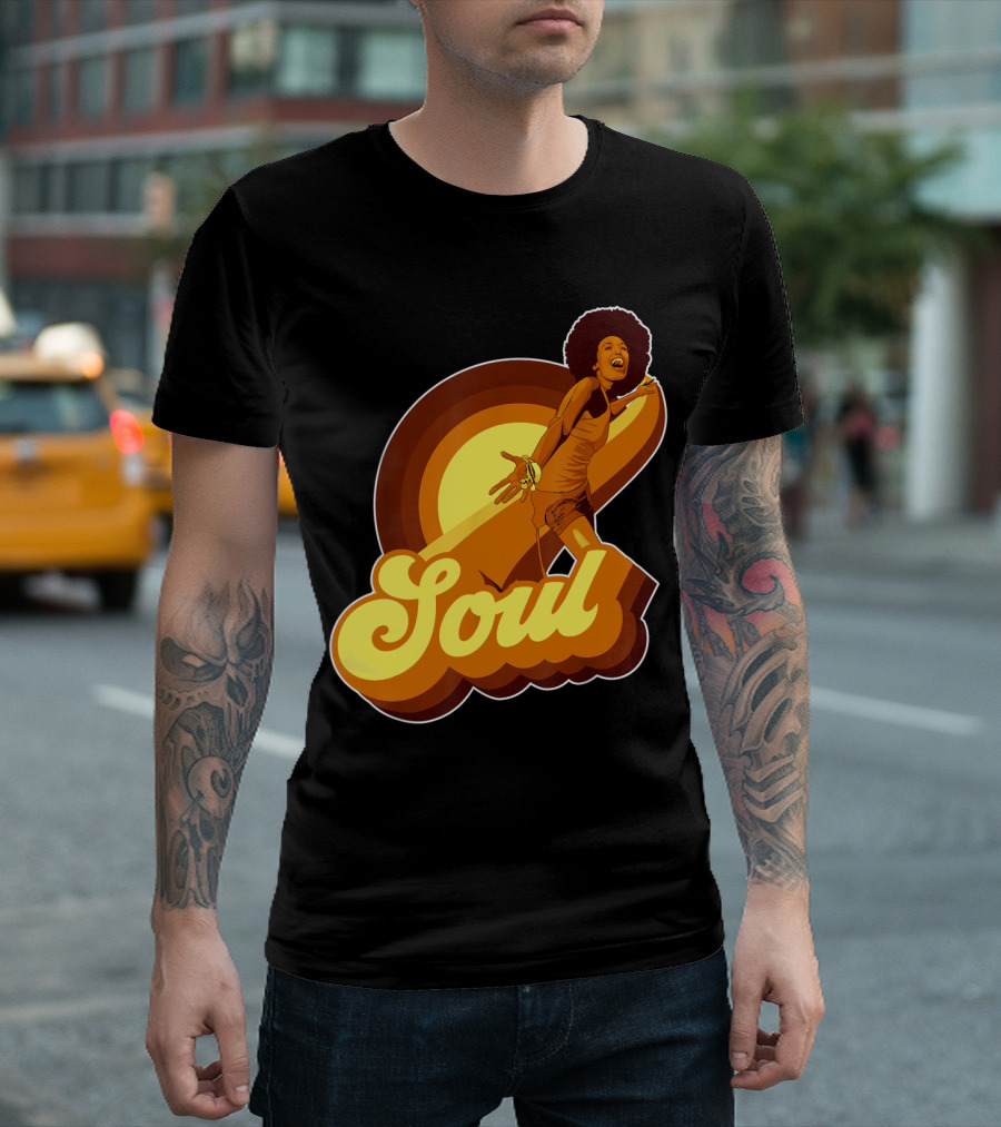Soul 70s Funk Afro Retro Vibes T-Shirt