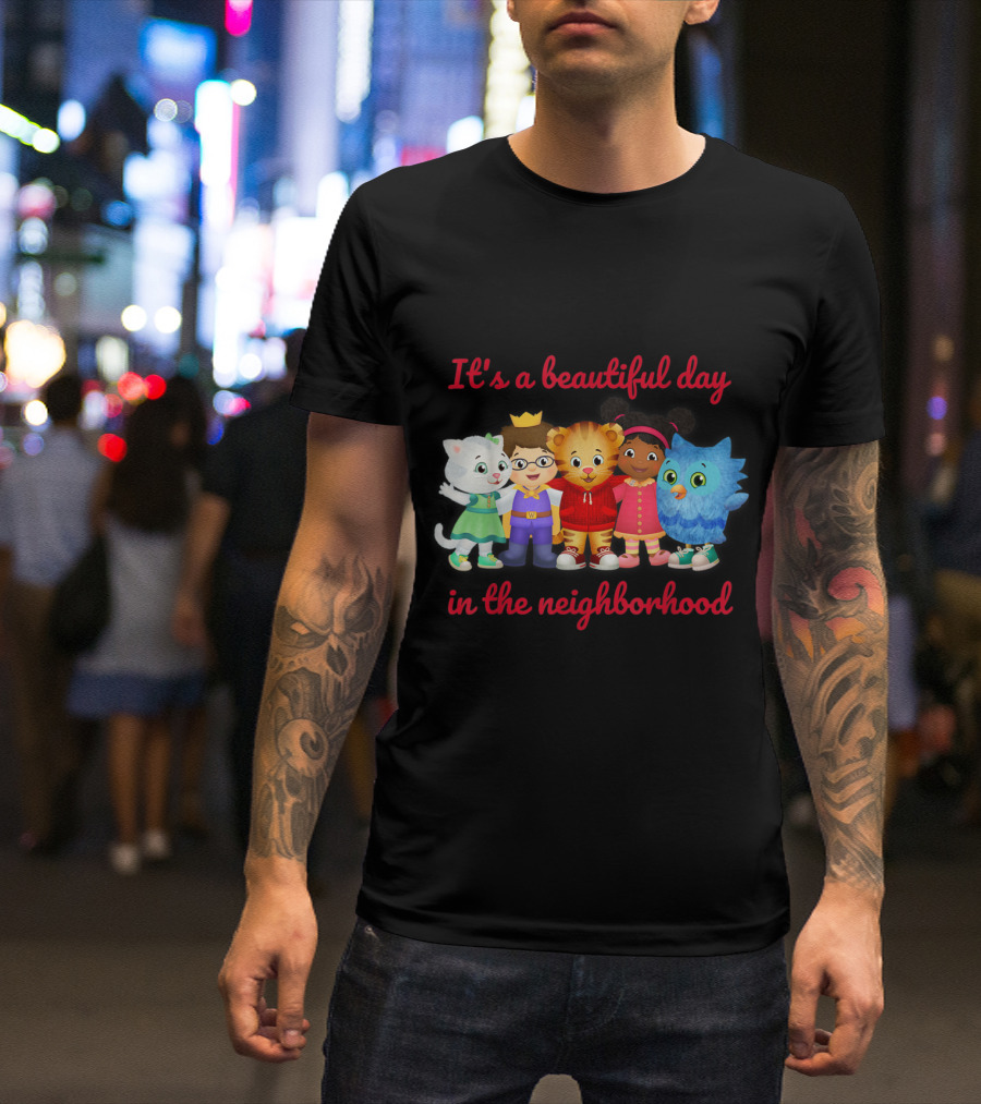 It's A Beautiful Day In The Neighborhood Vebyhogh Daniel Tiger For Adults Toddlers T-Shirt