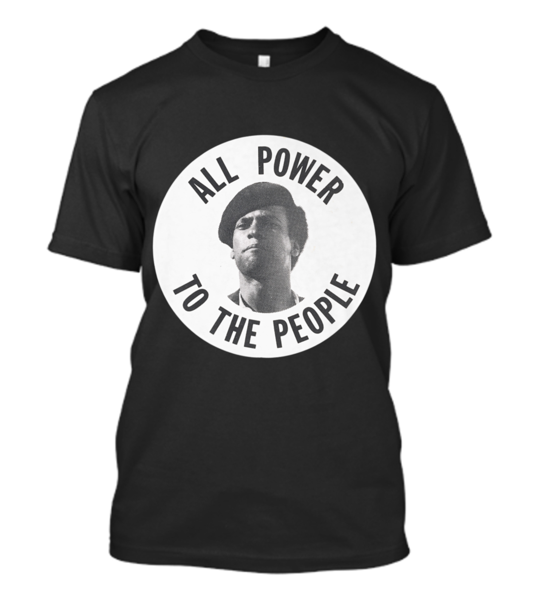 All Power To The People Huey Newton Image T-Shirt