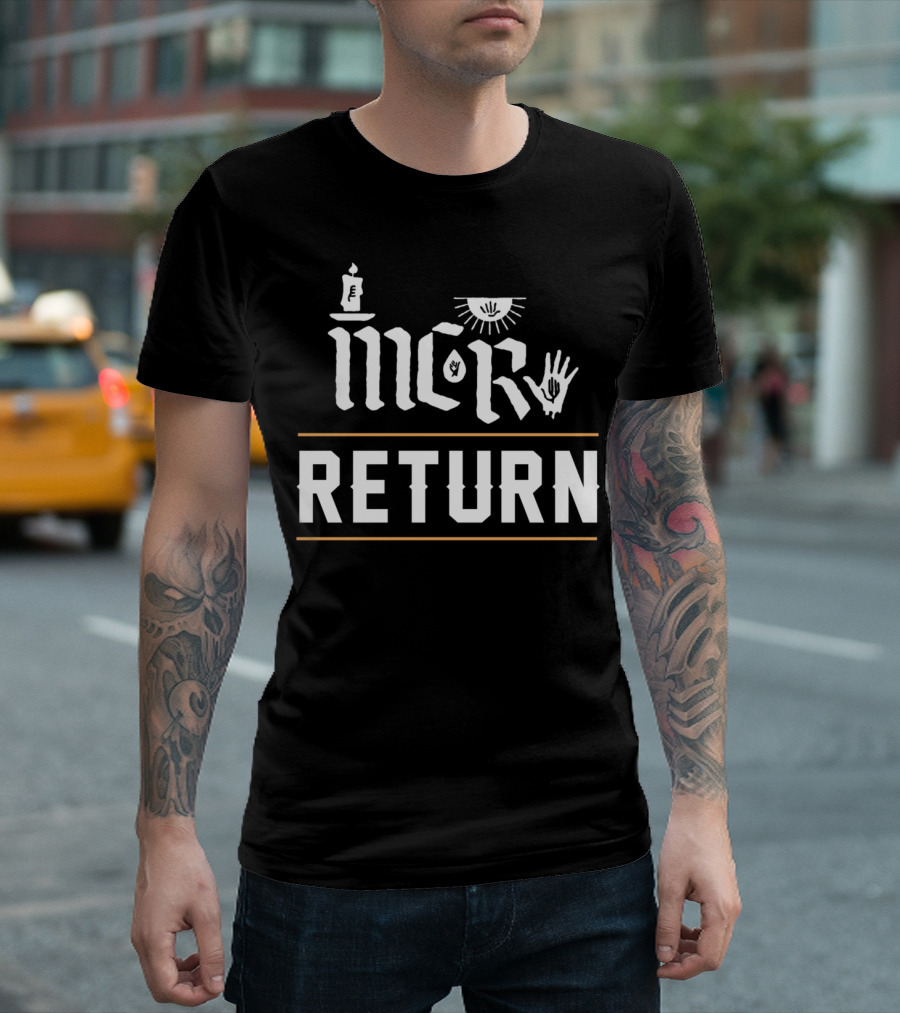 Mcr Return Romance Candle Sun Hand T-Shirt