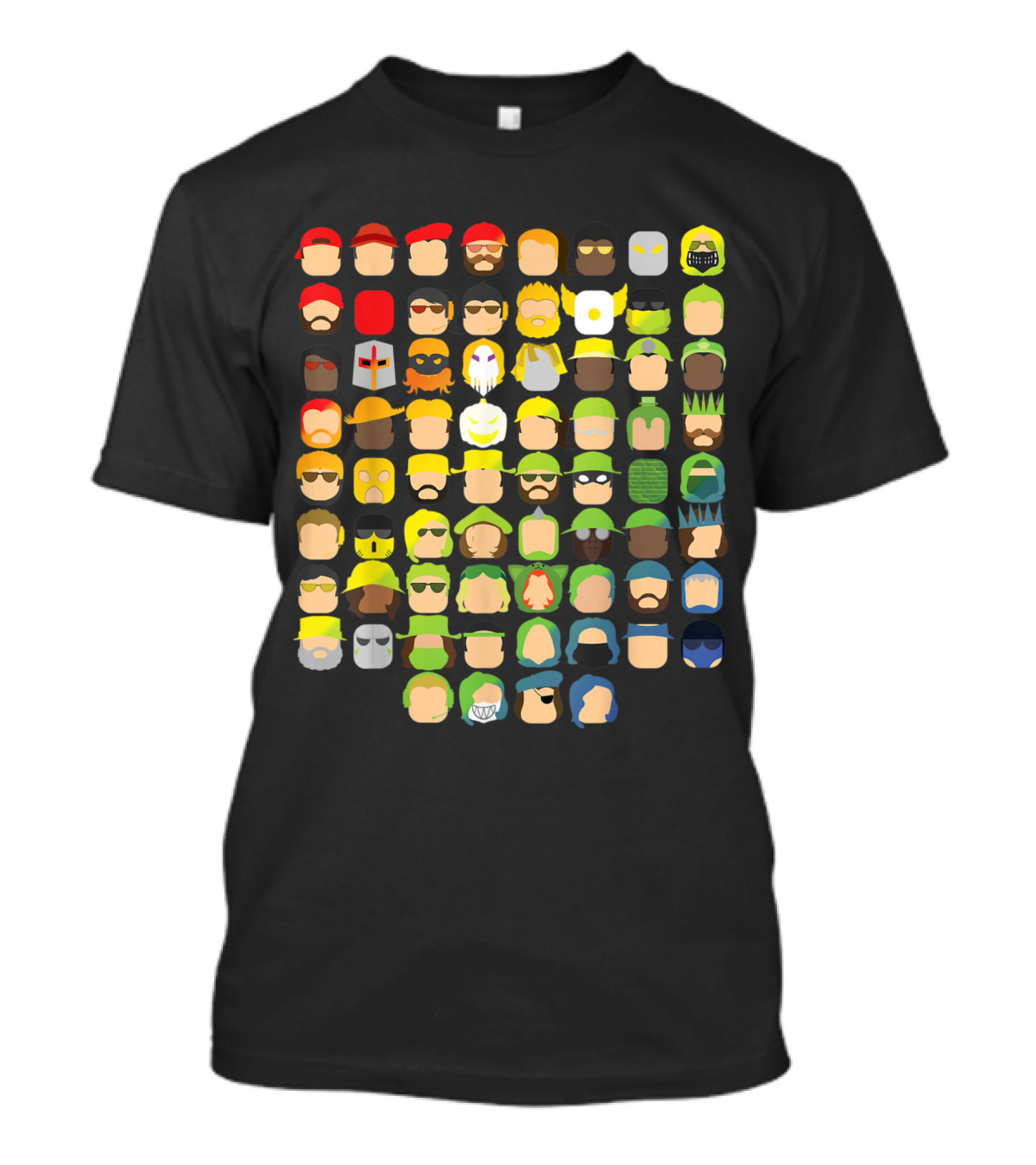 Arsenal Cast Iconic Characters And Symbols Collection T-Shirt