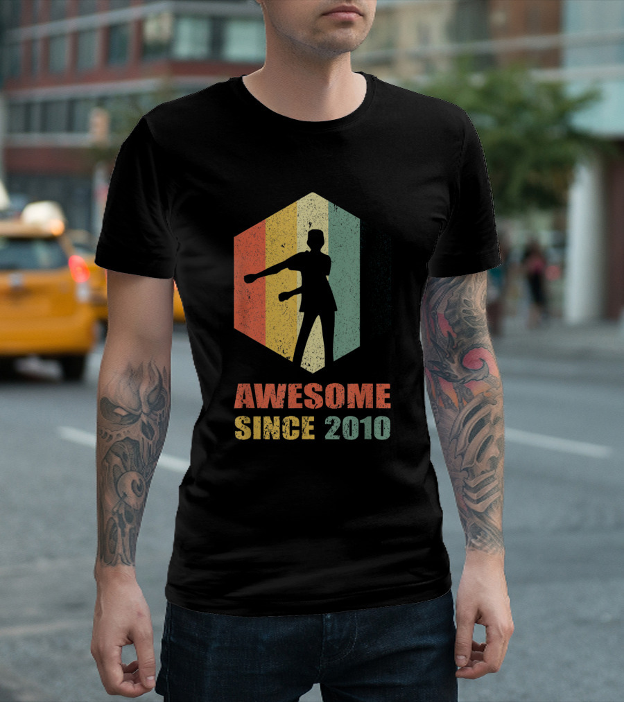 Awesome Since 2010 Vintage Floss Dance for 10 Year Old T-Shirt