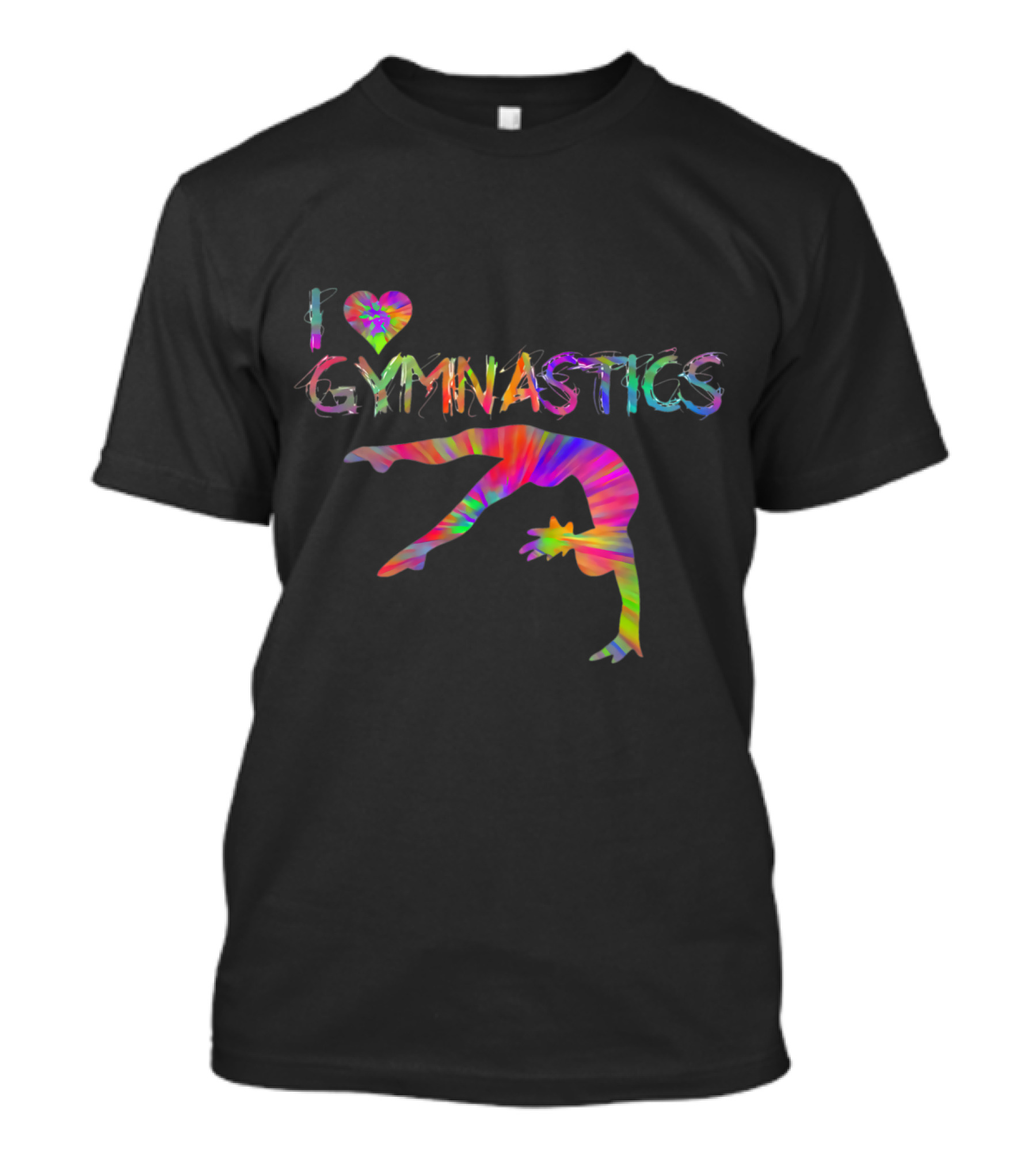 I Love Gymnastics Vibrant Gymnastics Makes It Better T-Shirt