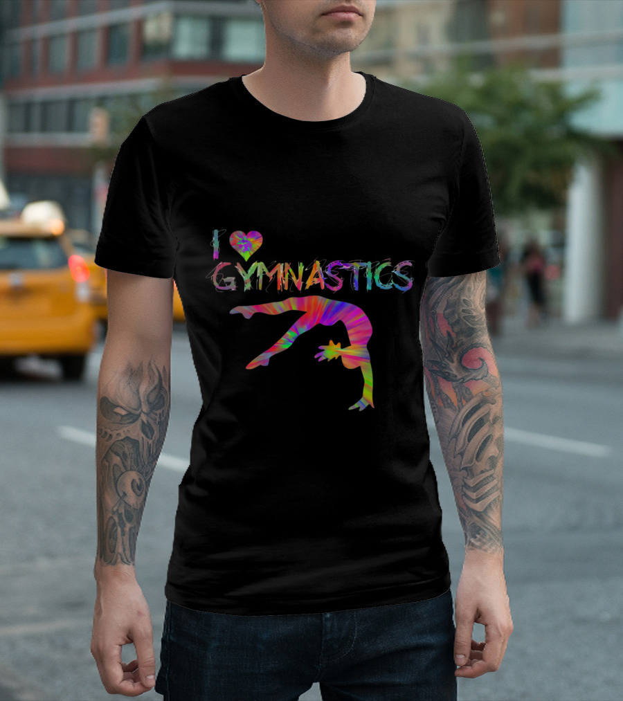 I Love Gymnastics Vibrant Gymnastics Makes It Better T-Shirt