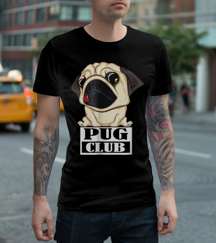 Pug Club Lover Pug Club T-Shirt
