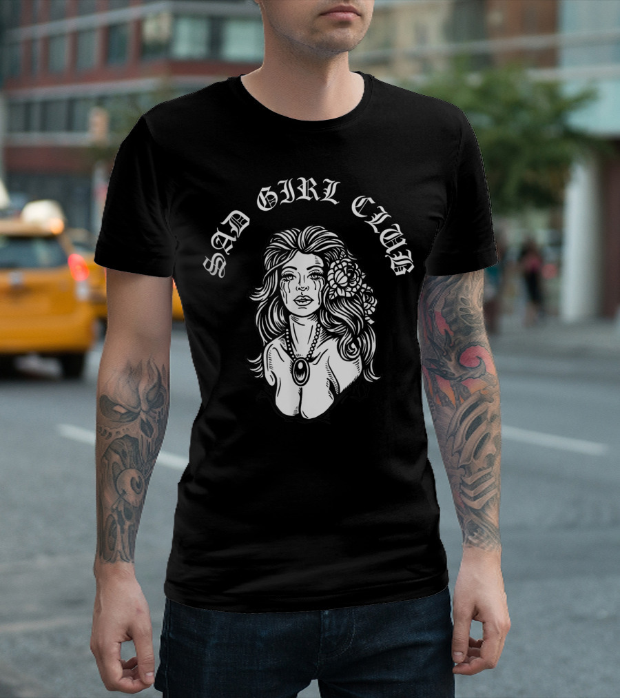 Sad Girl Club Chola Style Iconic T-Shirt