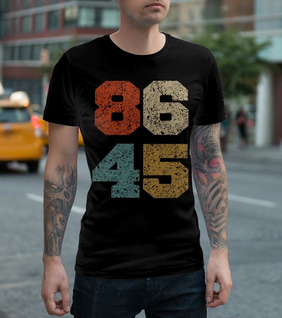 86 45 Classic Vintage Style Anti Trump T-Shirt