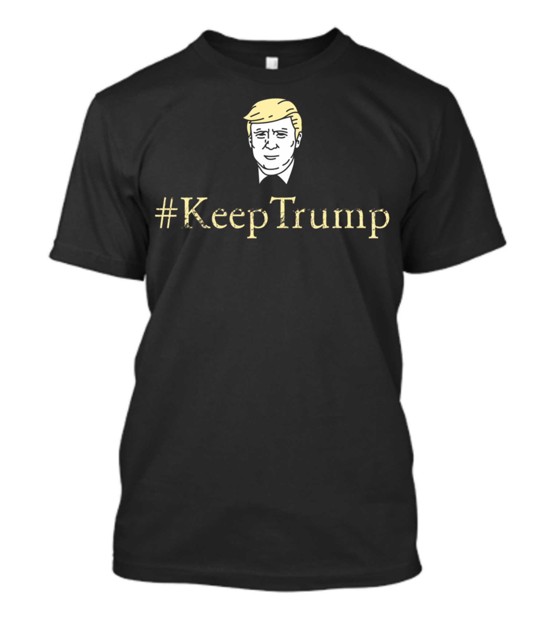 KeepTrump Support President Trump Hashtag T-Shirt