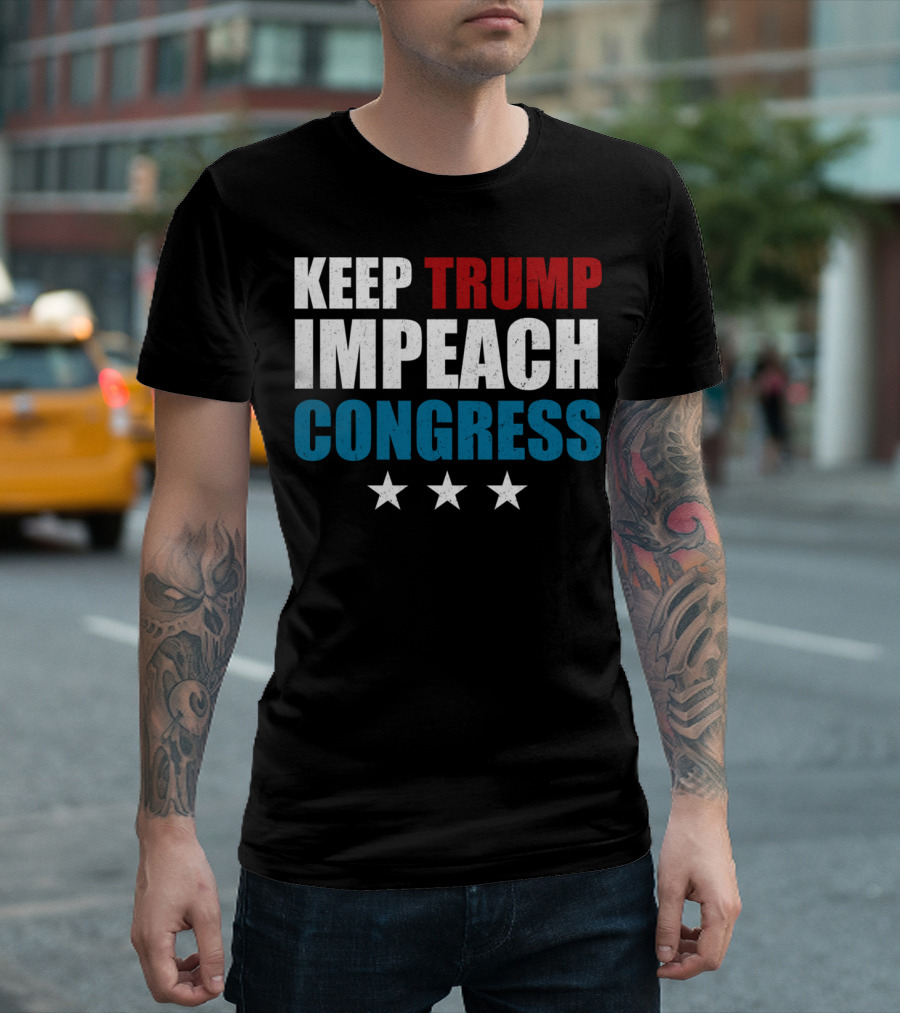 Keep Trump Impeach Congress Pelosi Shifty TV Stars T-Shirt