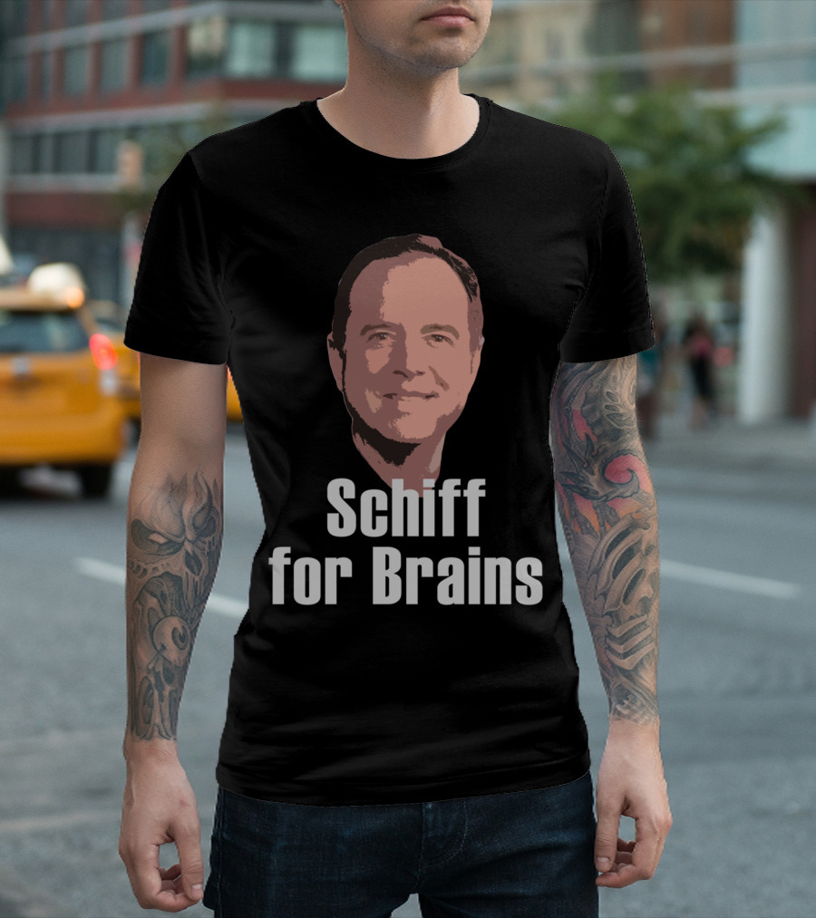 Schiff For Brains Adam Schiff Face T-Shirt