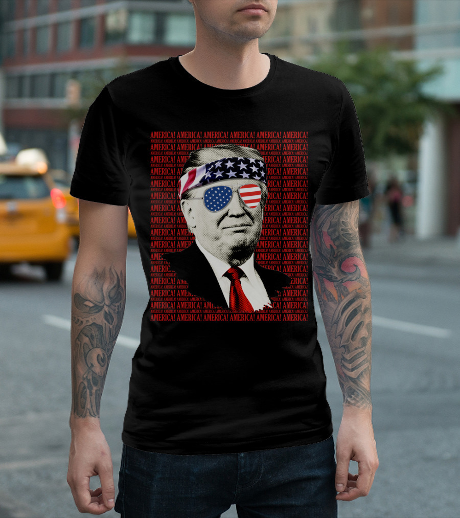 America America America Donald Trump Patriotic USA T-Shirt