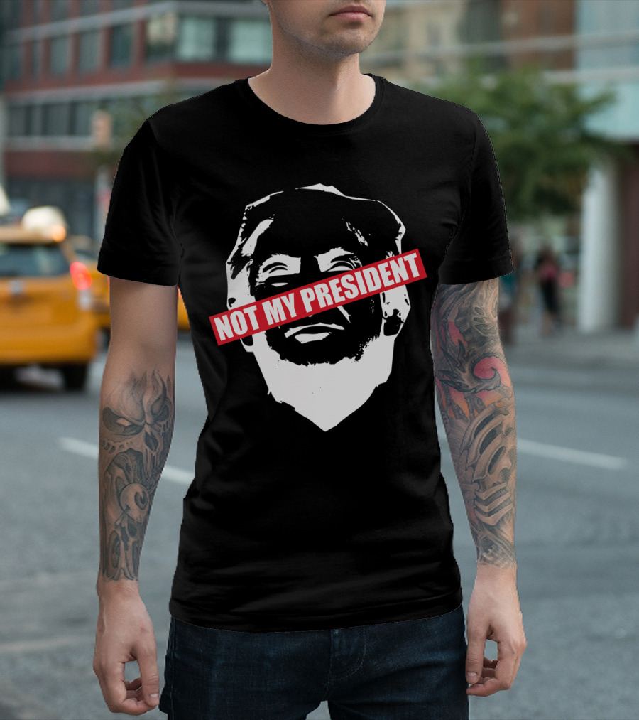 Donald Trump Not My President Bold Red T-Shirt