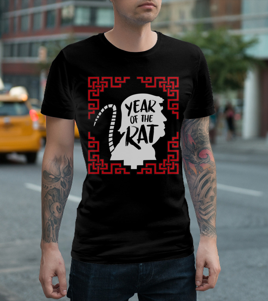 Year Of The Rat Funny Anti Chinese New Year T-Shirt