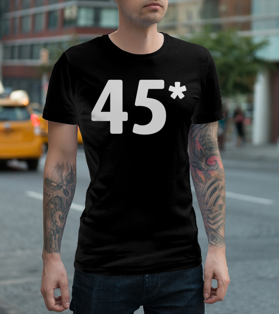 45 Asterisk Trump Impeached Impeachment Day T-Shirt