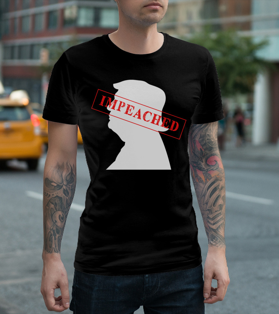 Trump Impeached Red Stamp T-Shirt