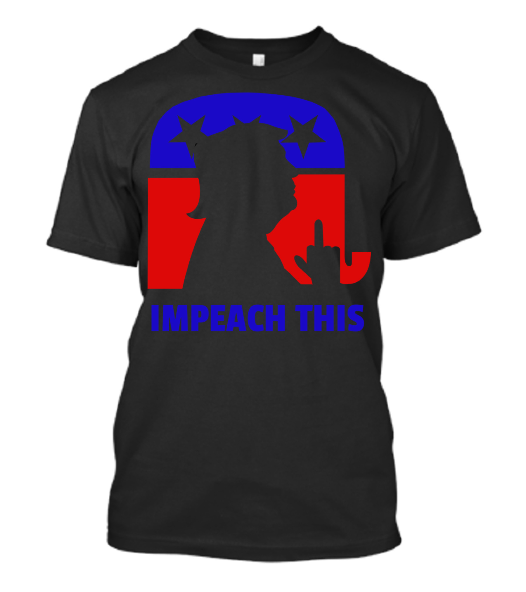 Trump Republican Elephant Impeach This Middle Finger T-Shirt