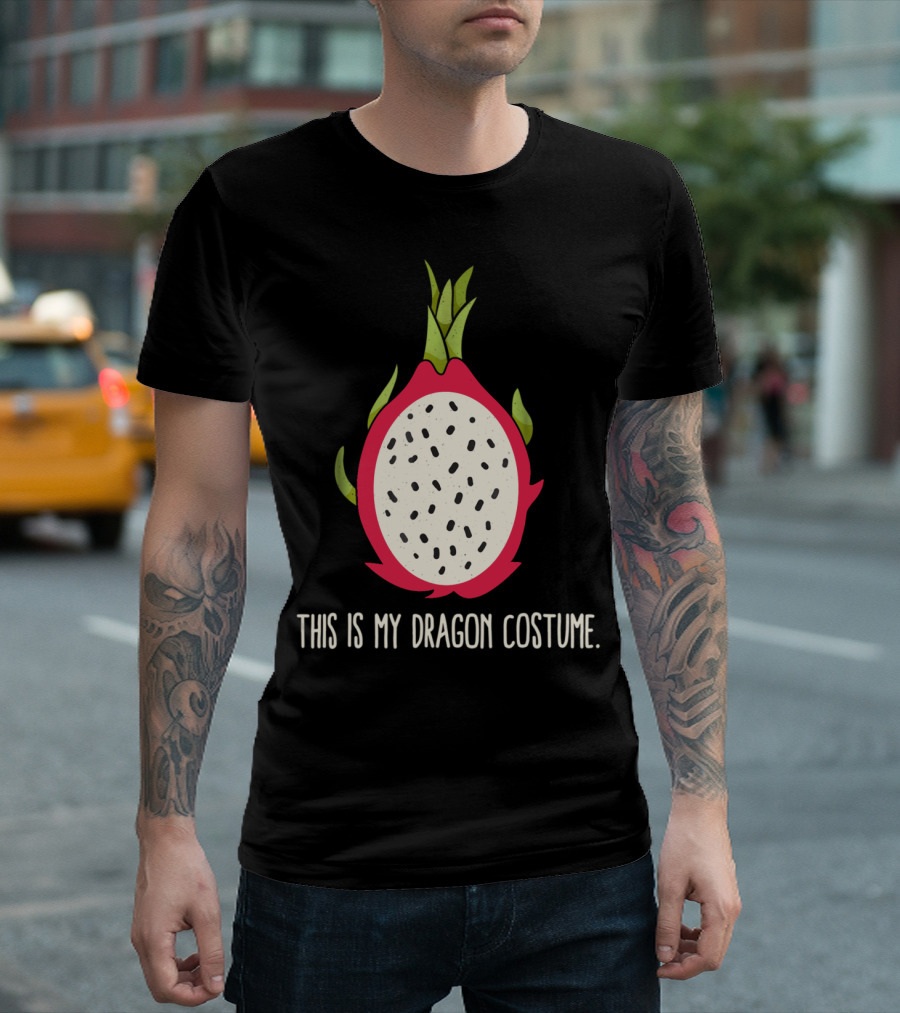 This Is My Dragon Costume Dragon Fruit Halloween T-Shirt