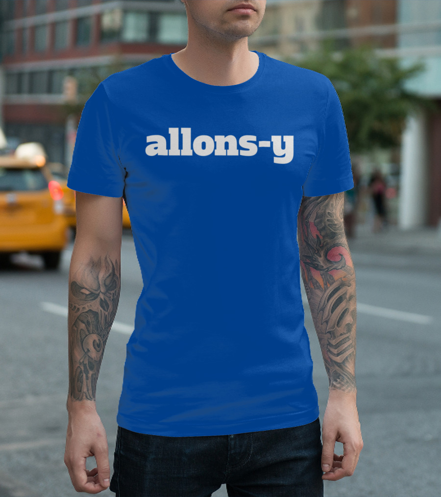 Allons-y Let's Go Doctor Who Exclamation T-Shirt