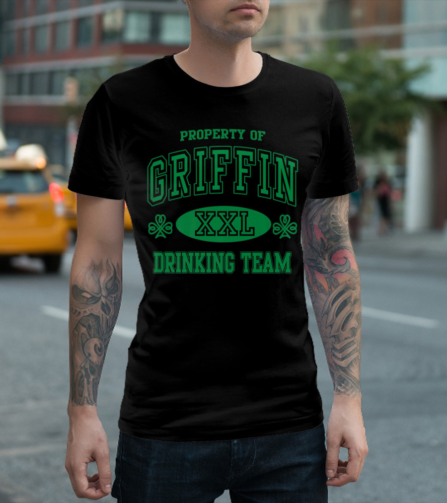 Property of Griffin XXL Drinking Team T-Shirt