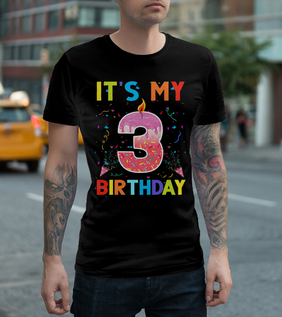 It's My Birthday 3rd Donut T-Shirt