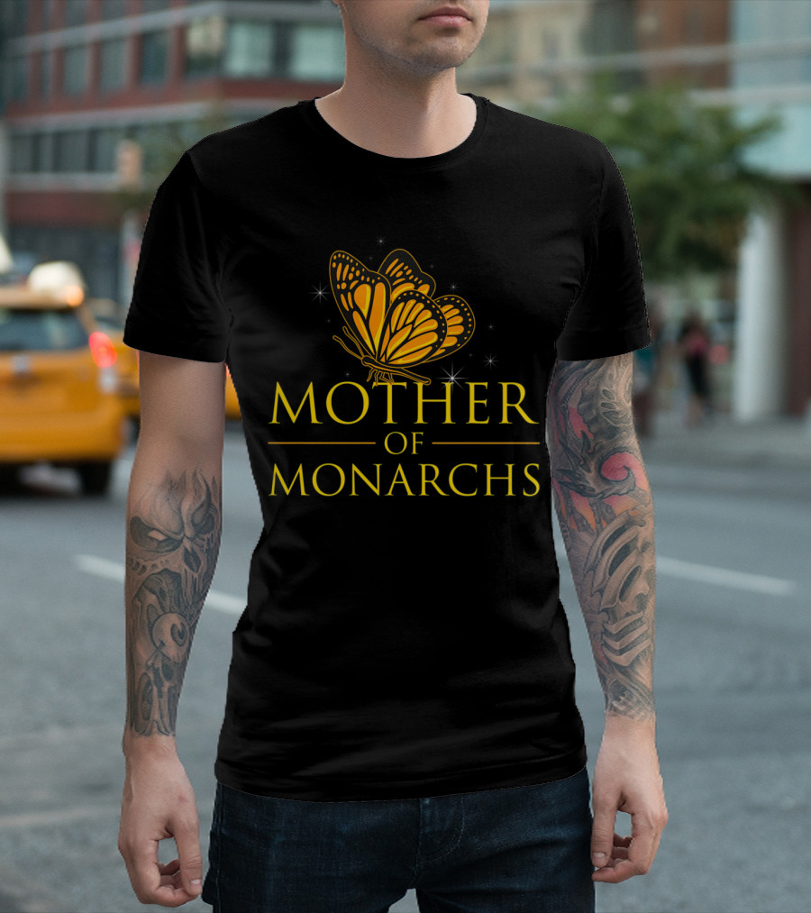 Mother Of Monarchs Beautiful Colorful Butterfly T-Shirt