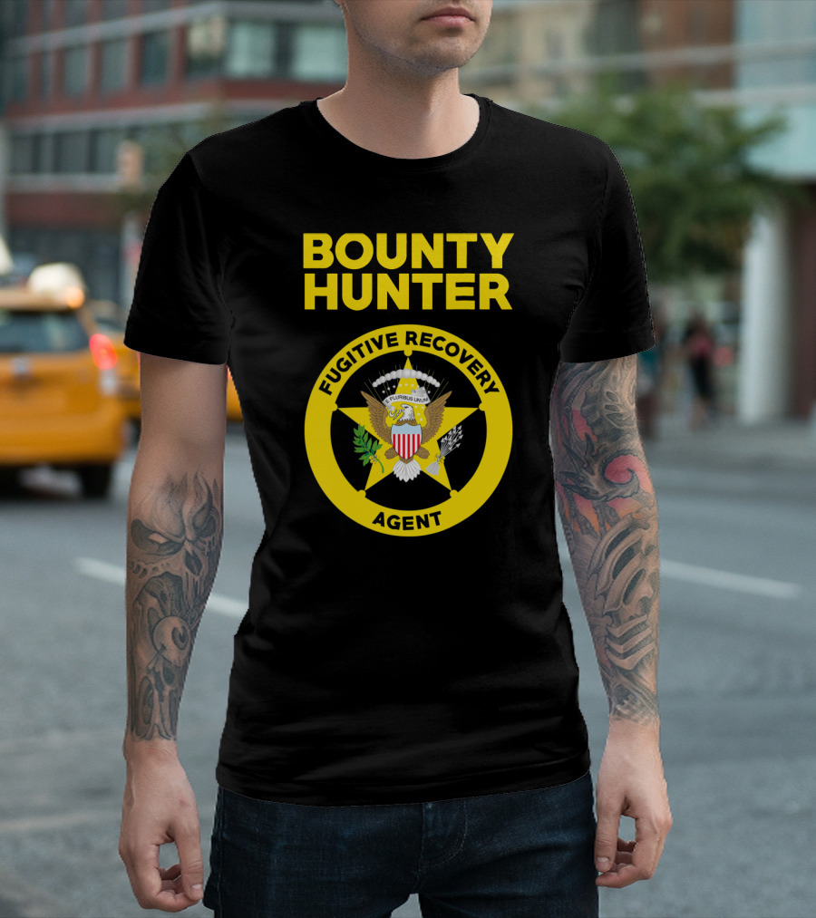 Bounty Hunter Fugitive Recovery Agent Seal T-Shirt