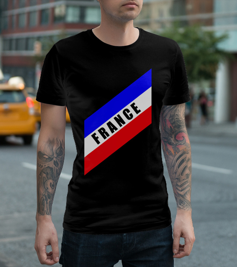 France Soccer Tricolore Perfect For Football Fans T-Shirt