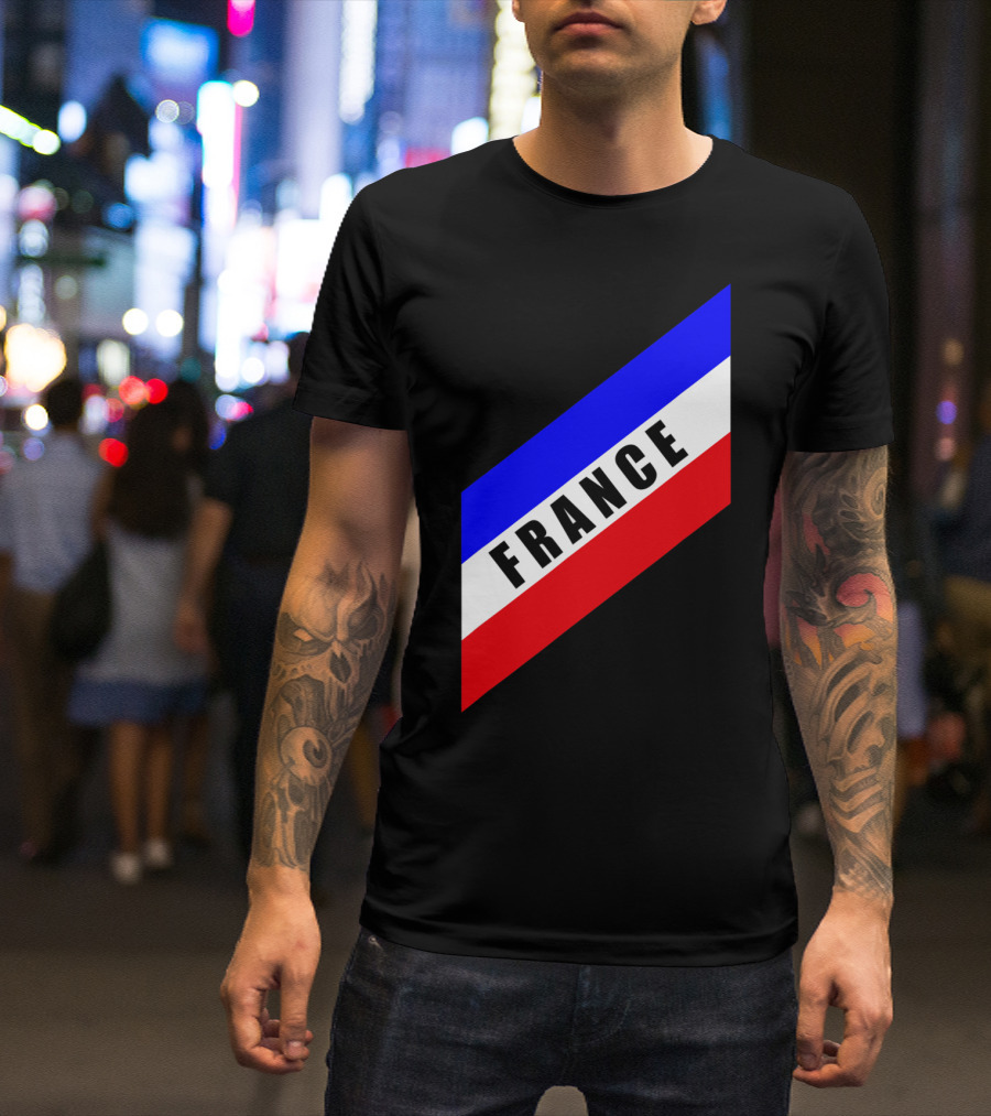 France Soccer Tricolore Perfect For Football Fans T-Shirt