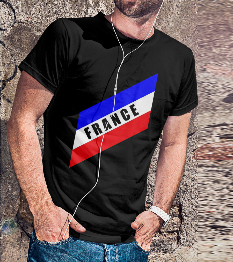 France Soccer Tricolore Perfect For Football Fans T-Shirt