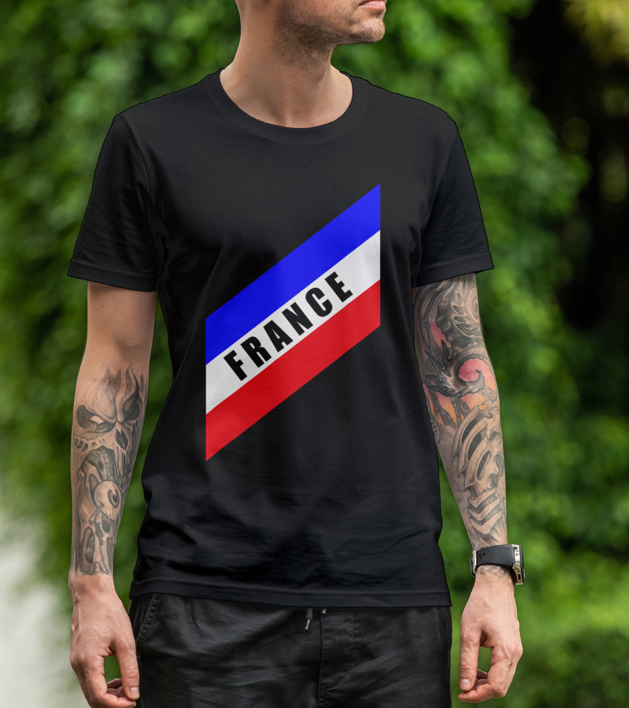 France Soccer Tricolore Perfect For Football Fans T-Shirt